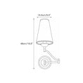 Bild in Galerie-Betrachter laden, Fontaine Rocker Arm Wall Sconce
