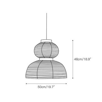 Formakami Pendant Lamp – detail 3 — Dimension drawings 1