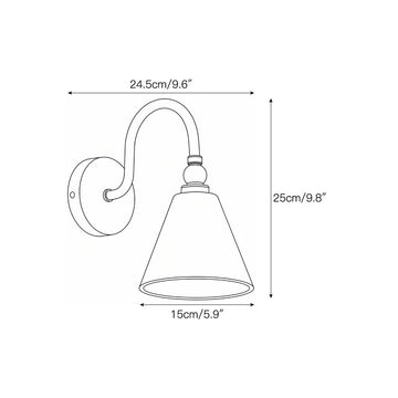 Forna Alabaster Wall Sconce – detail 3 — Dimension drawings 1