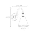 Load image into Gallery viewer, Forna Brass Wall Sconce
