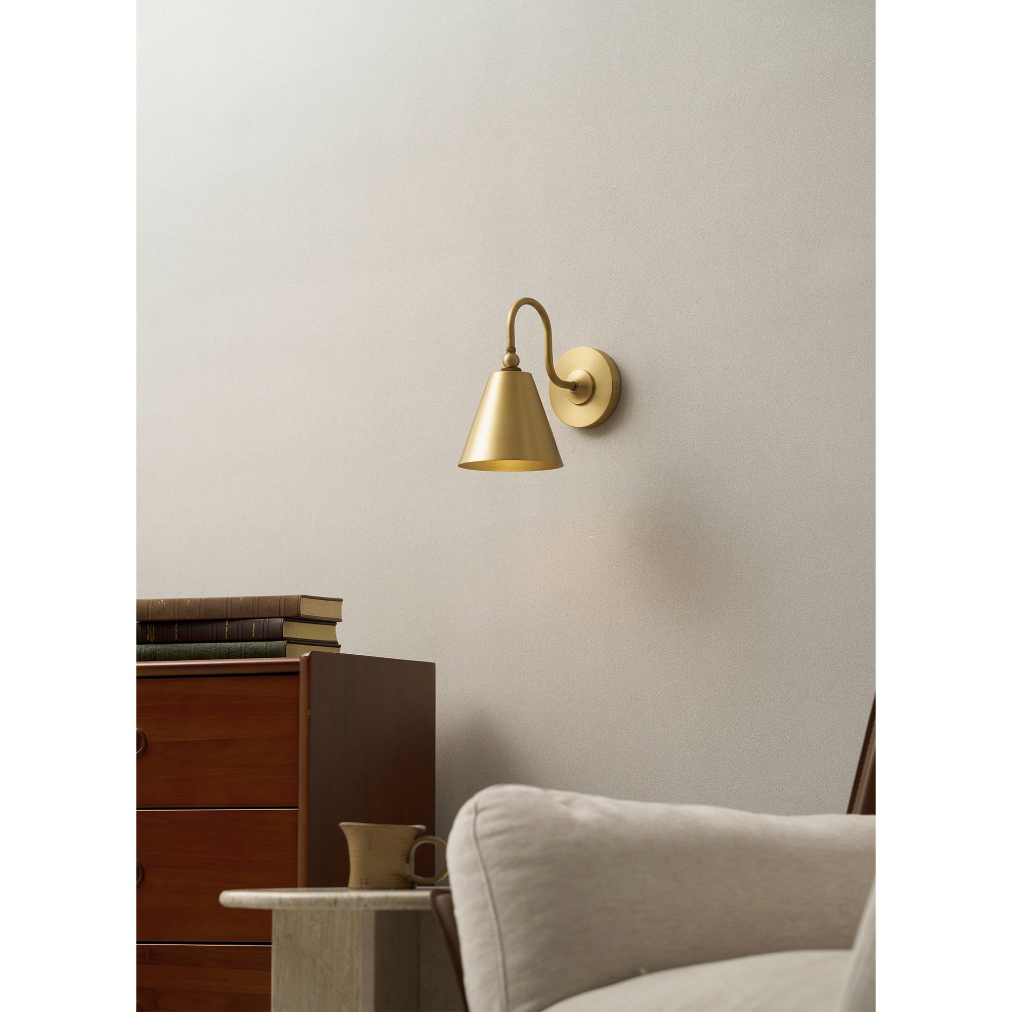 Forna Brass Wall Sconce