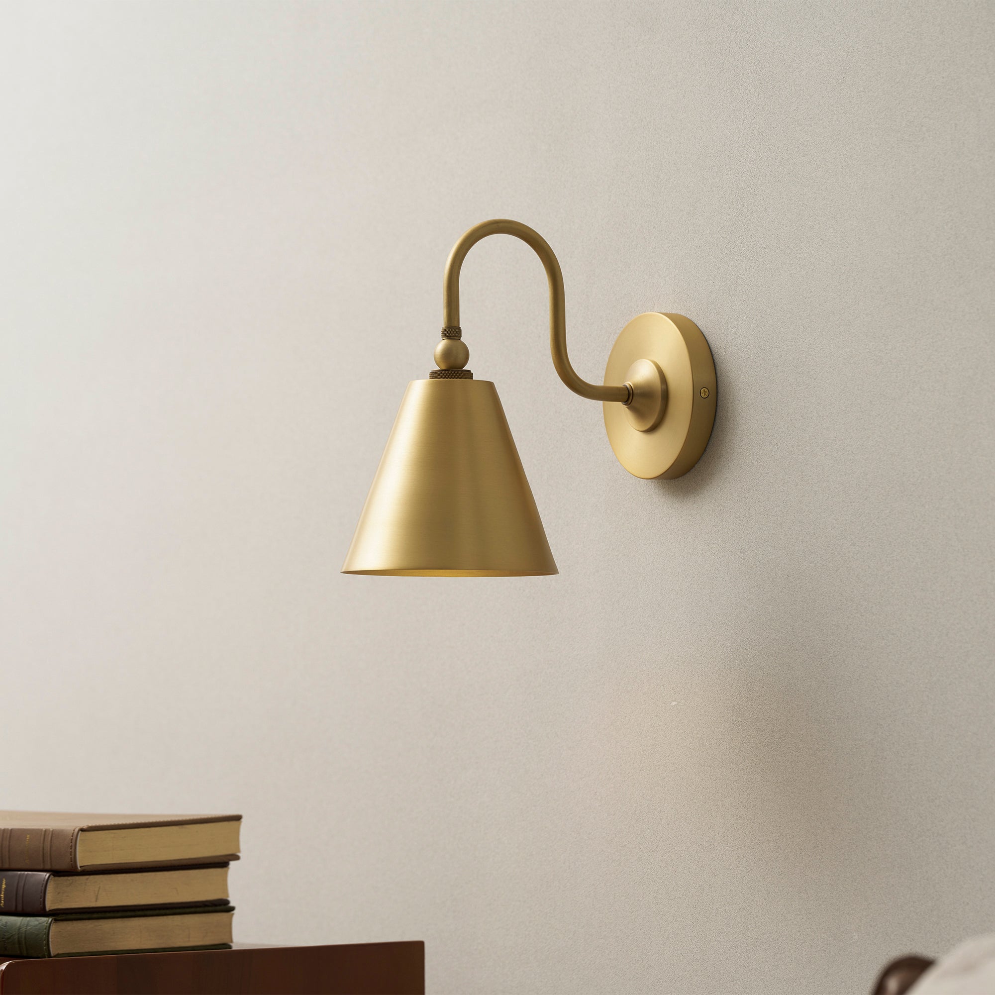 Forna Brass Wall Sconce