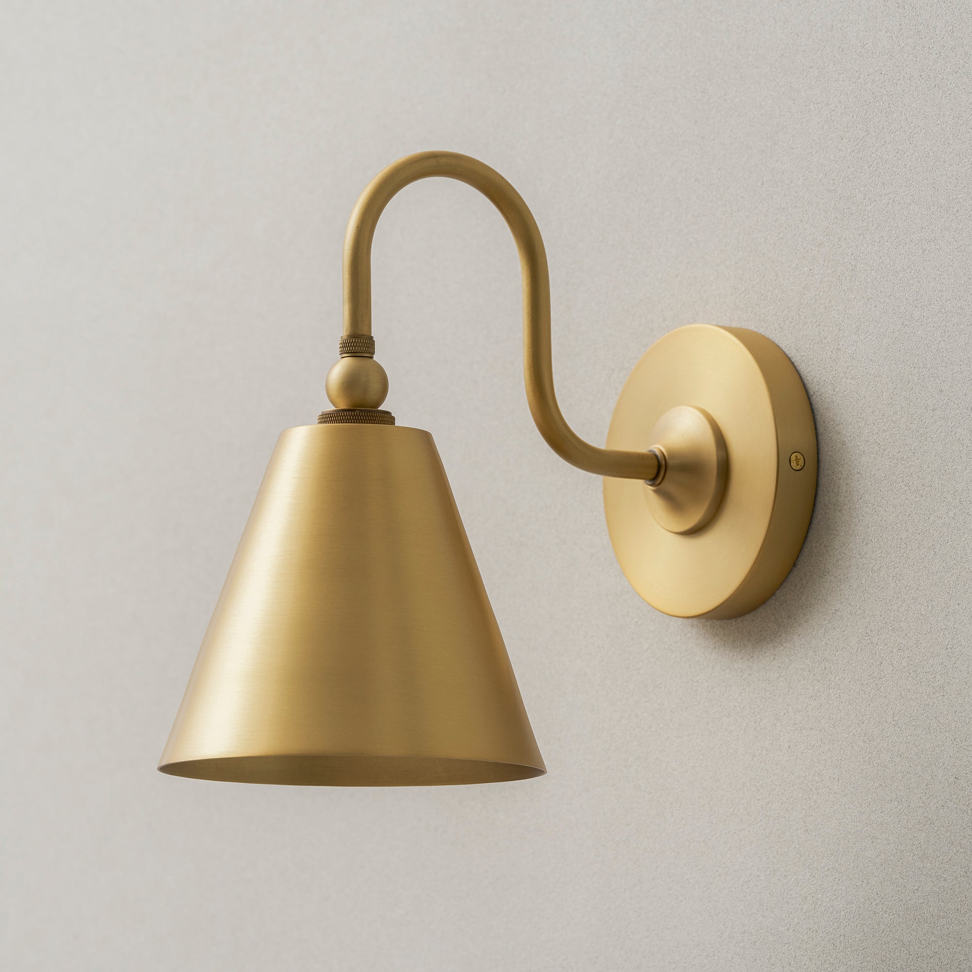 Forna Brass Wall Sconce