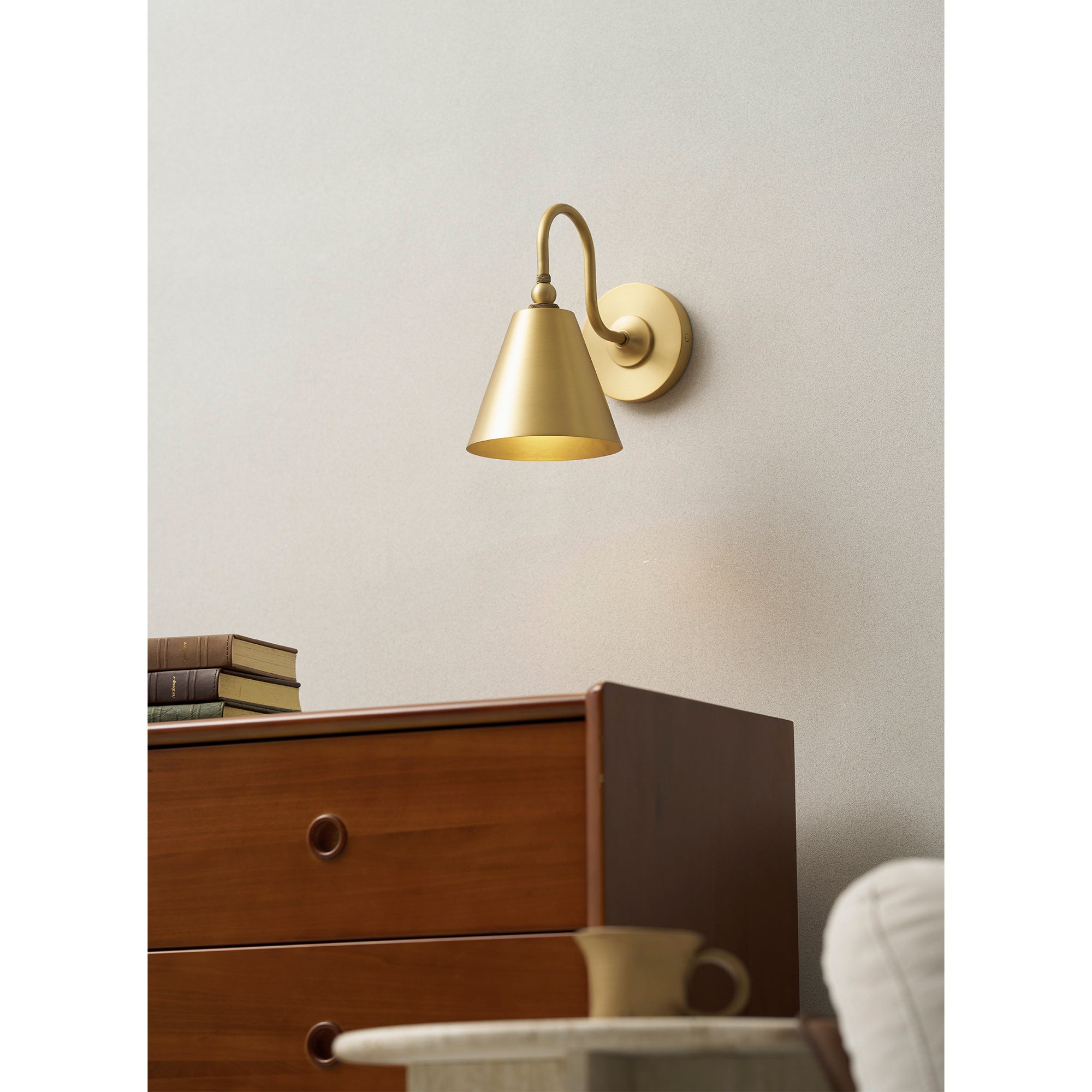 Forna Brass Wall Sconce