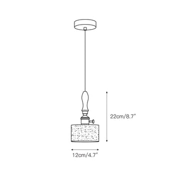 Franciska Pendant Lamp – detail 3 — Dimension drawings 1
