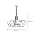 Load image into Gallery viewer, Franklin Amber Chandelier
