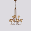 Load image into Gallery viewer, Franklin Amber Chandelier
