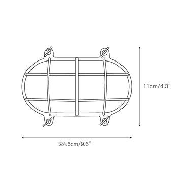 Fremantle Brass Bunker Sconce – detail 4 — Dimension drawings 2