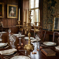 Load image into Gallery viewer, French Brass Seven-Light Candelabra
