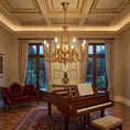 Load image into Gallery viewer, Genualdi Brass Chandelier
