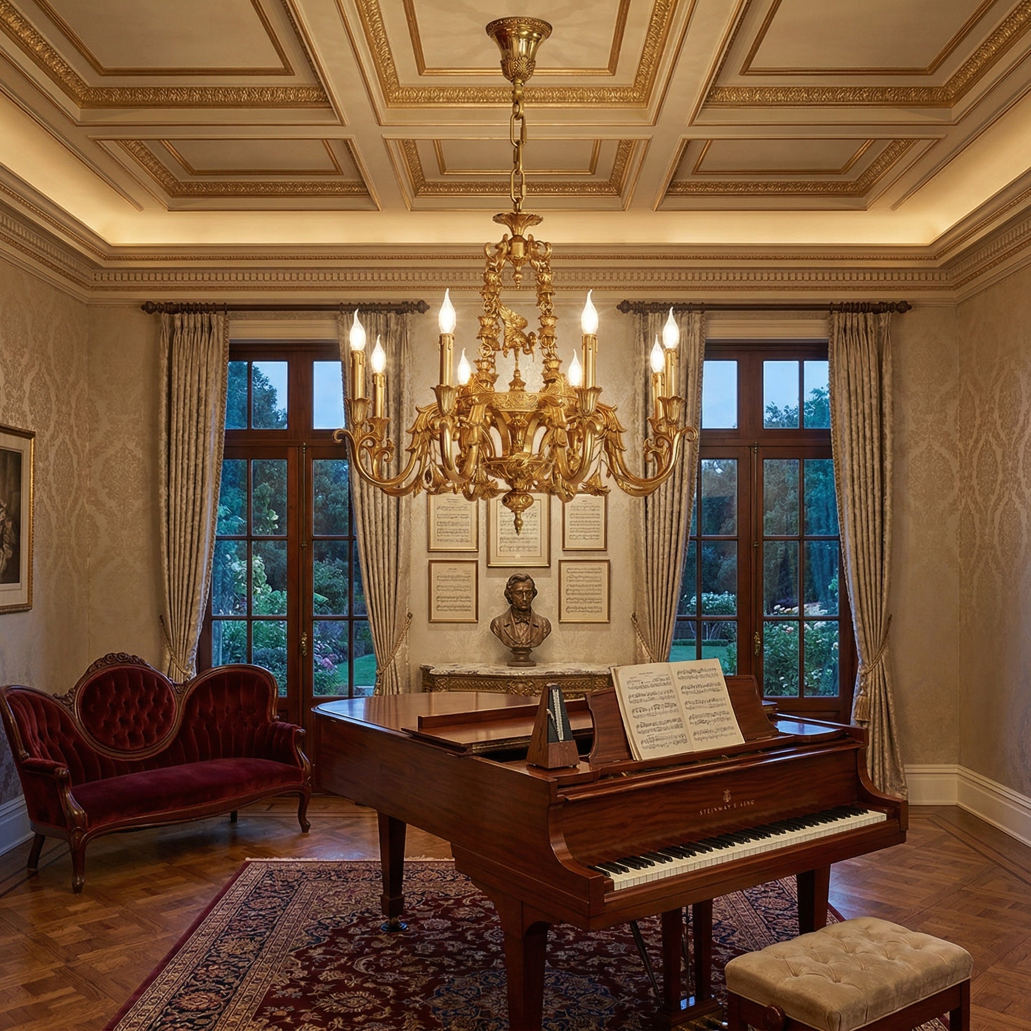 Genualdi Brass Chandelier