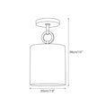 Load image into Gallery viewer, Full Circle Alabaster Flush Mount Ceiling Light
