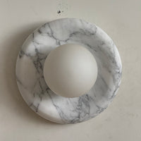 Orli White Marble Sconce – detail 15