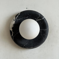 Orli Black Marble Sconce