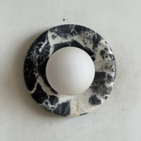 Orli Black Marble Sconce
