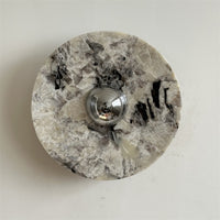 Calacatta Round Marble Wall Sconce