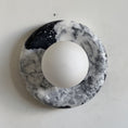 Load image into Gallery viewer, Orli Black Marble Sconce
