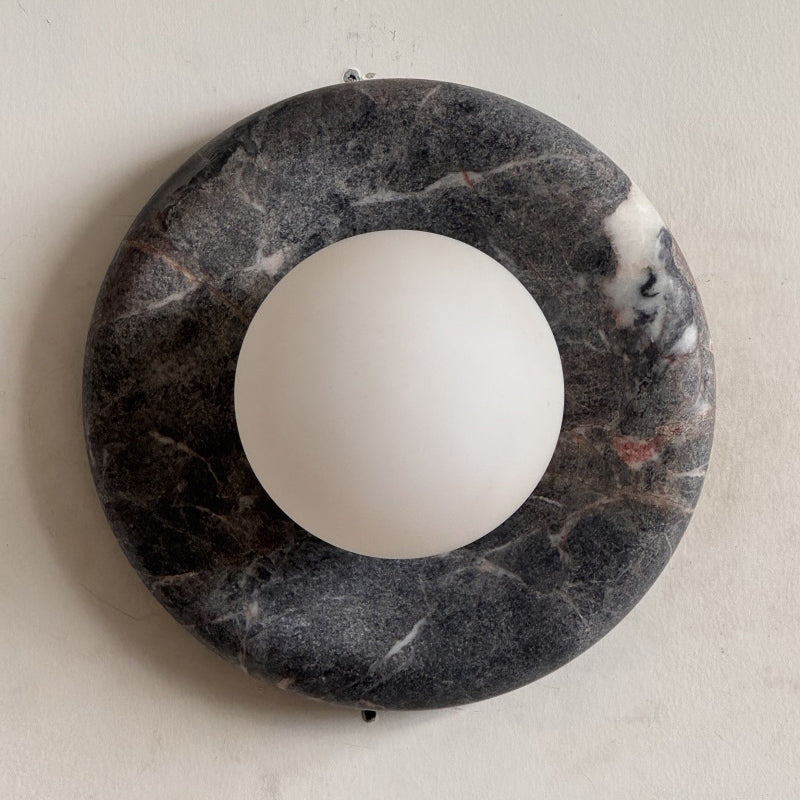 Orli Black Marble Sconce