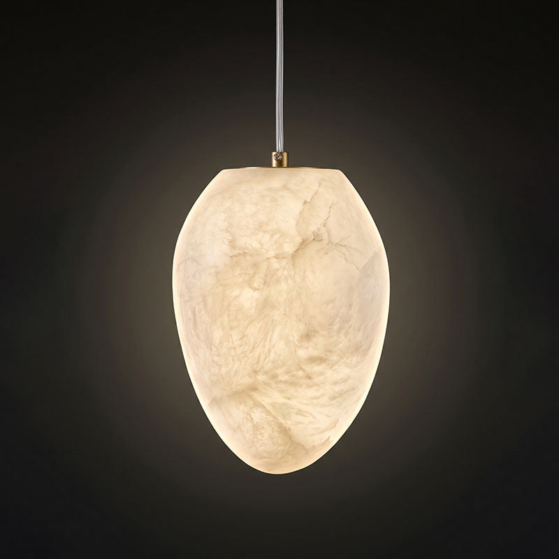 Galet Alabaster Pendant Light