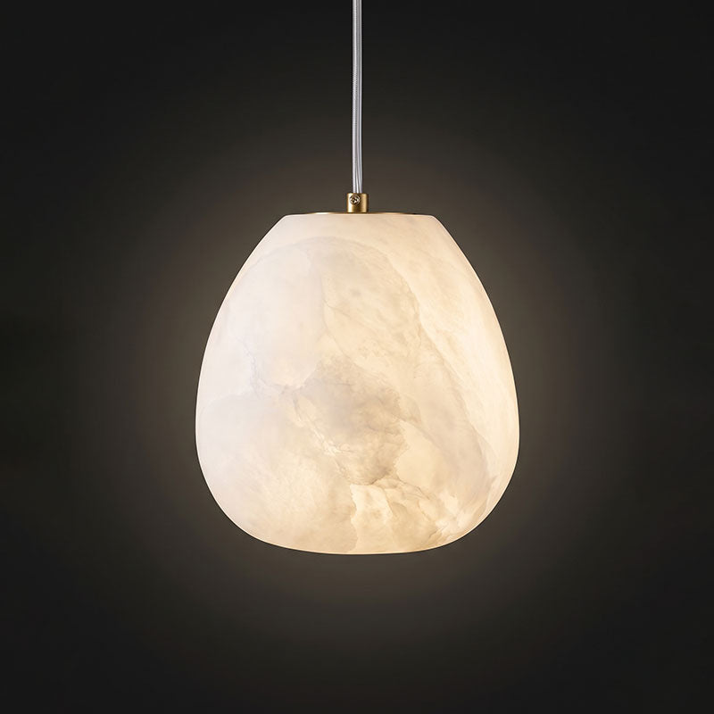 Galet Alabaster Pendant Light