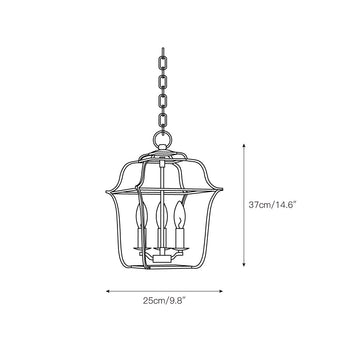 Gallery Royal Pendant Lamp – detail 4 — Dimension drawings 2