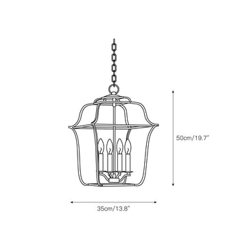 Gallery Royal Pendant Lamp – detail 3 — Dimension drawings 1