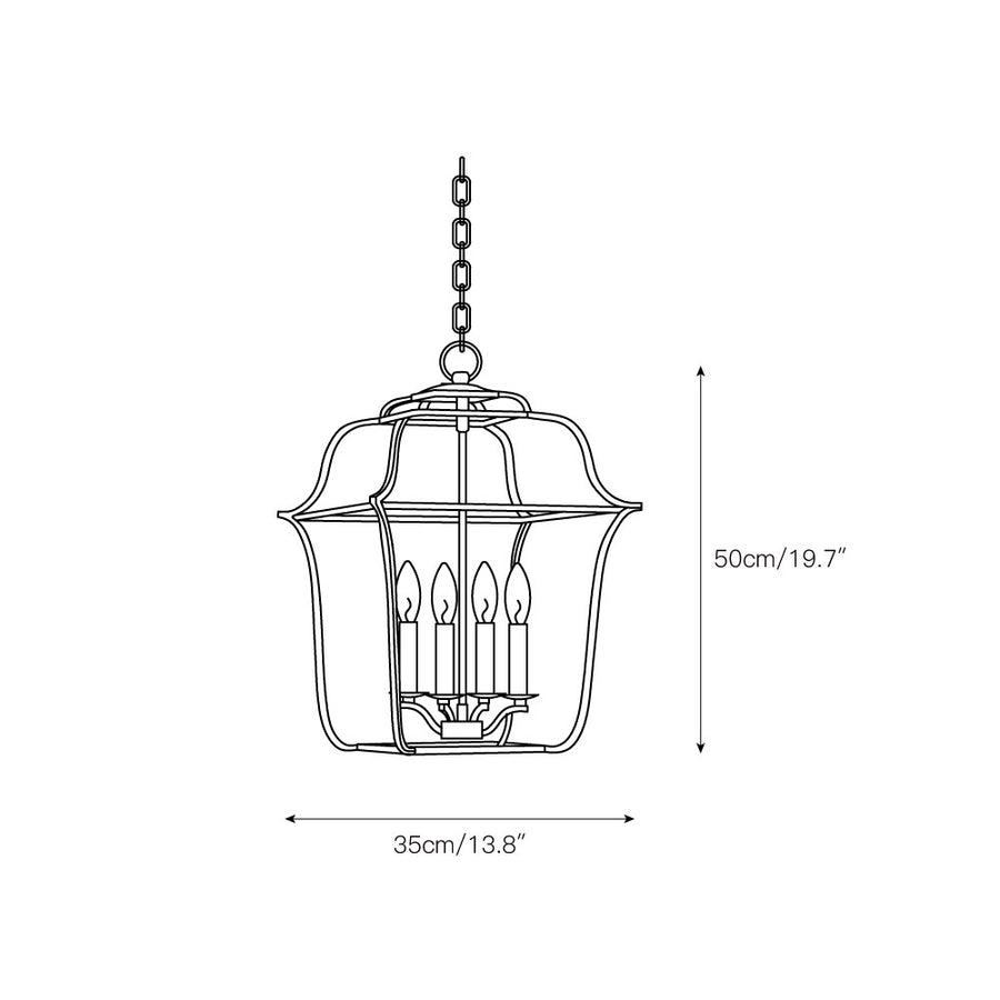 Gallery Royal Pendant Lamp – detail 3 — Dimension drawings 1