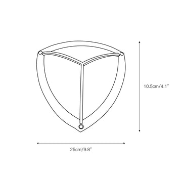 Garden Trading Chatham Outdoor Sconce – detail 8 — Dimension drawings 4