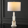 Load image into Gallery viewer, Gardiner Alabaster Table Lamp
