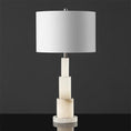 Load image into Gallery viewer, Gardiner Alabaster Table Lamp
