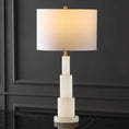 Load image into Gallery viewer, Gardiner Alabaster Table Lamp
