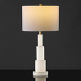 Load image into Gallery viewer, Gardiner Alabaster Table Lamp
