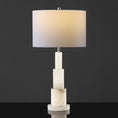 Загрузите изображение в галерею, настольная лампа Gardiner Alabaster