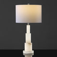 Load image into Gallery viewer, Gardiner Alabaster Table Lamp
