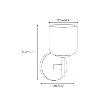 Garrison Alabaster Wall Sconce – detail 3 — Dimension drawings 1