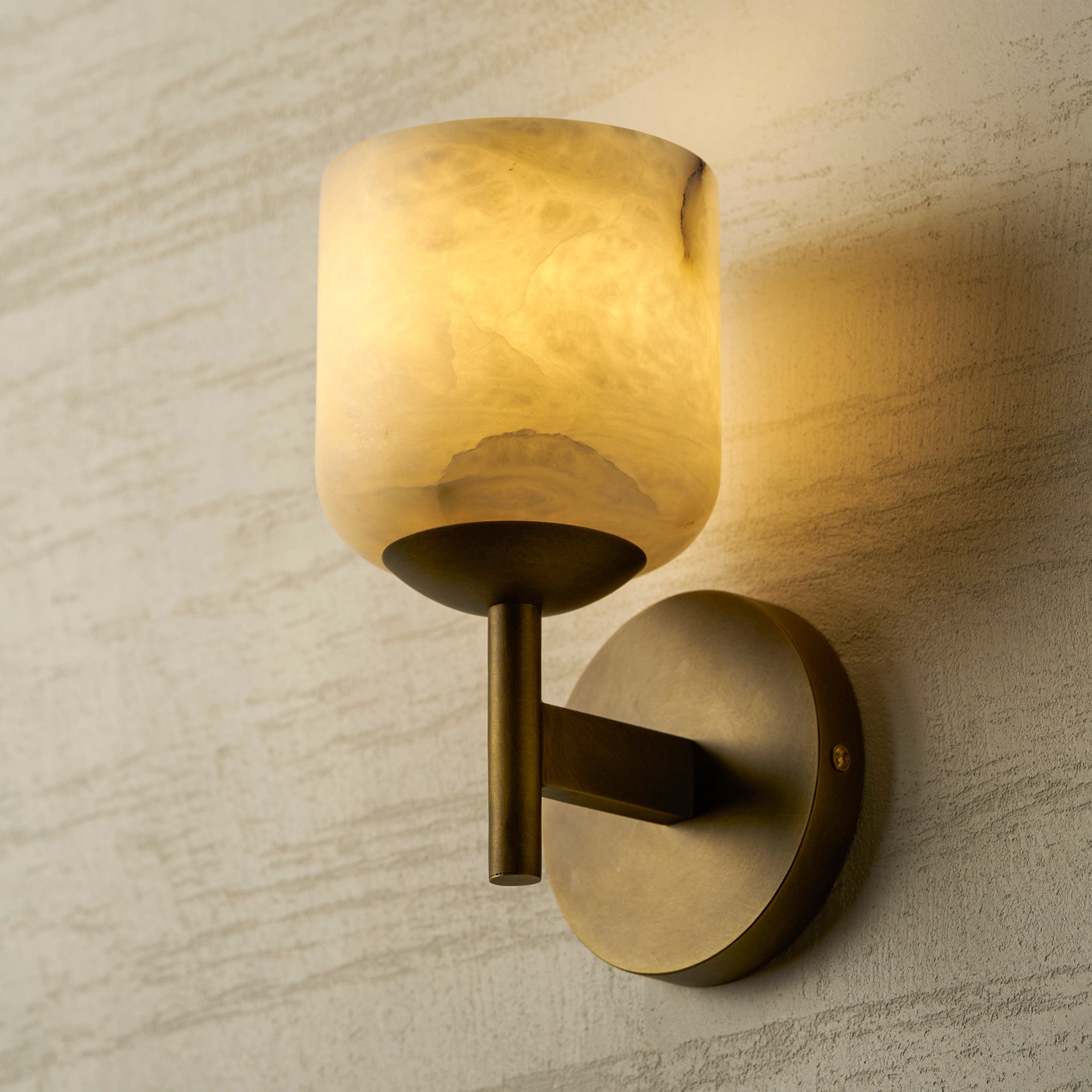 Garrison Alabaster Wall Sconce
