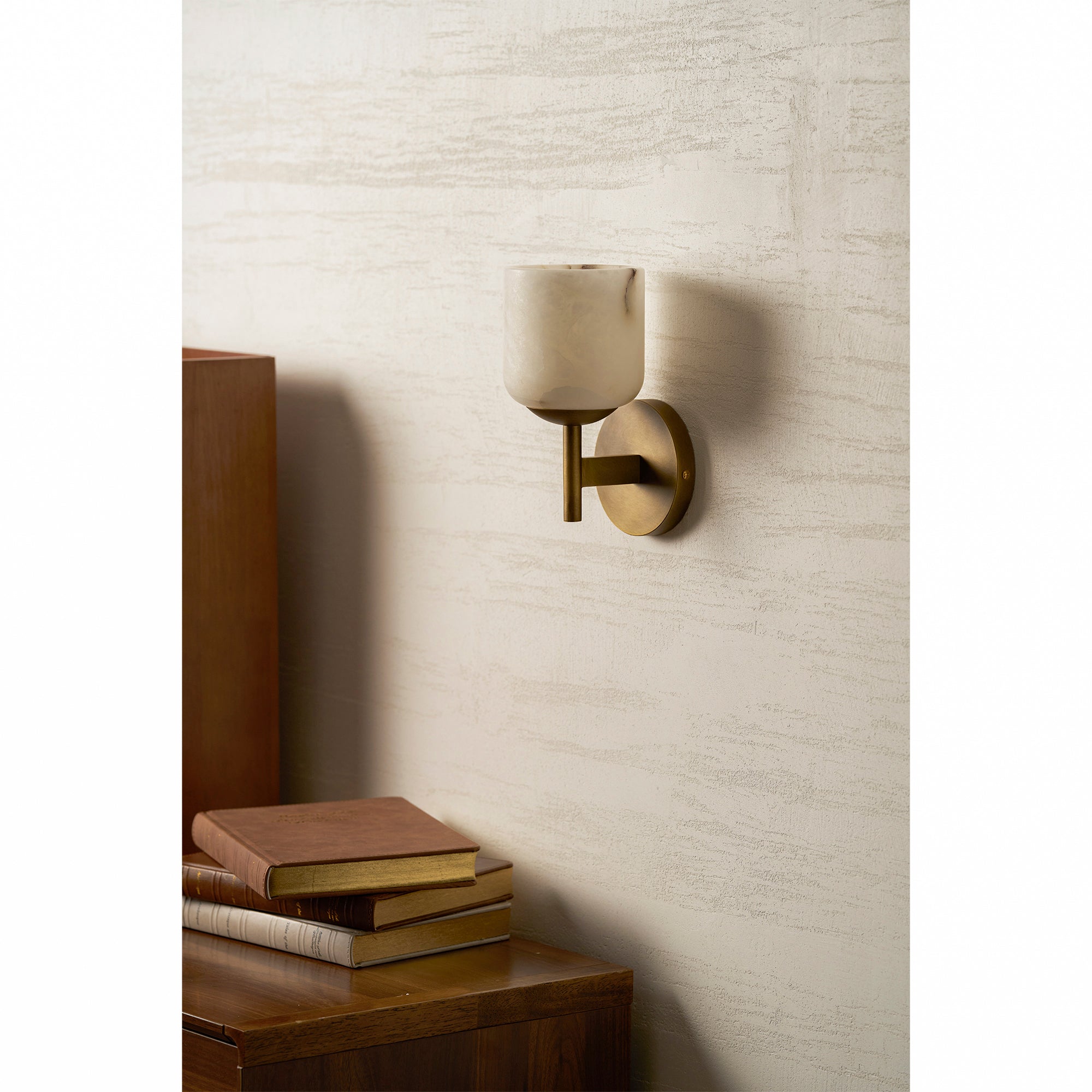 Garrison Alabaster Wall Sconce