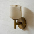 Load image into Gallery viewer, Garrison Alabaster Wall Sconce
