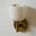 Load image into Gallery viewer, Garrison Alabaster Wall Sconce

