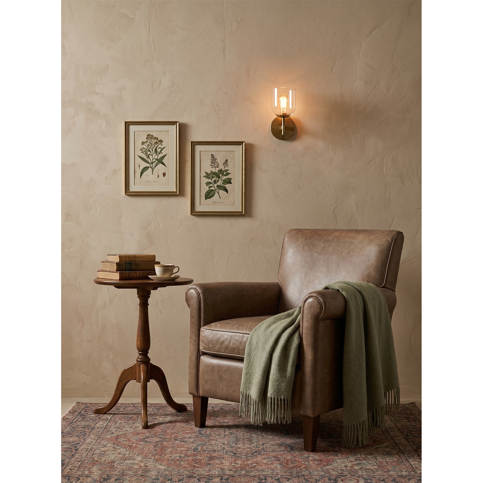 Garrison Glass Wall Sconce