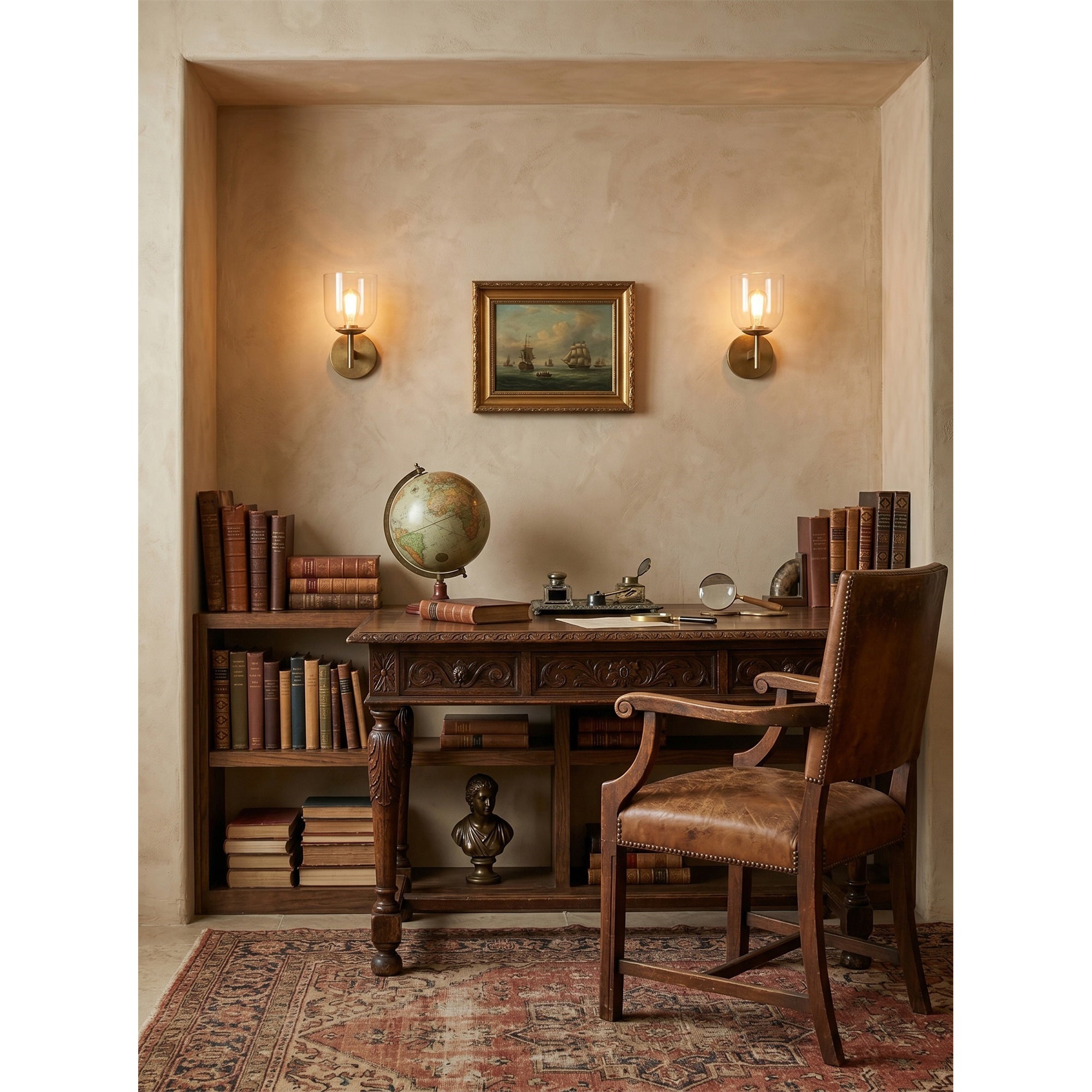 Garrison Glass Wall Sconce