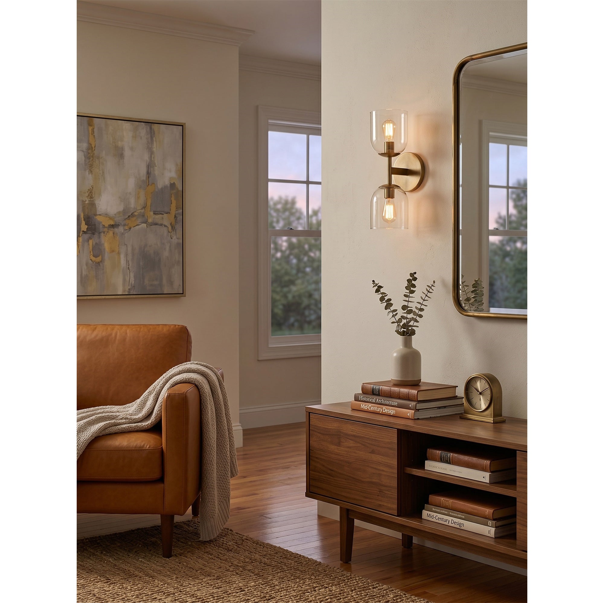 Garrison Glass Wall Sconce