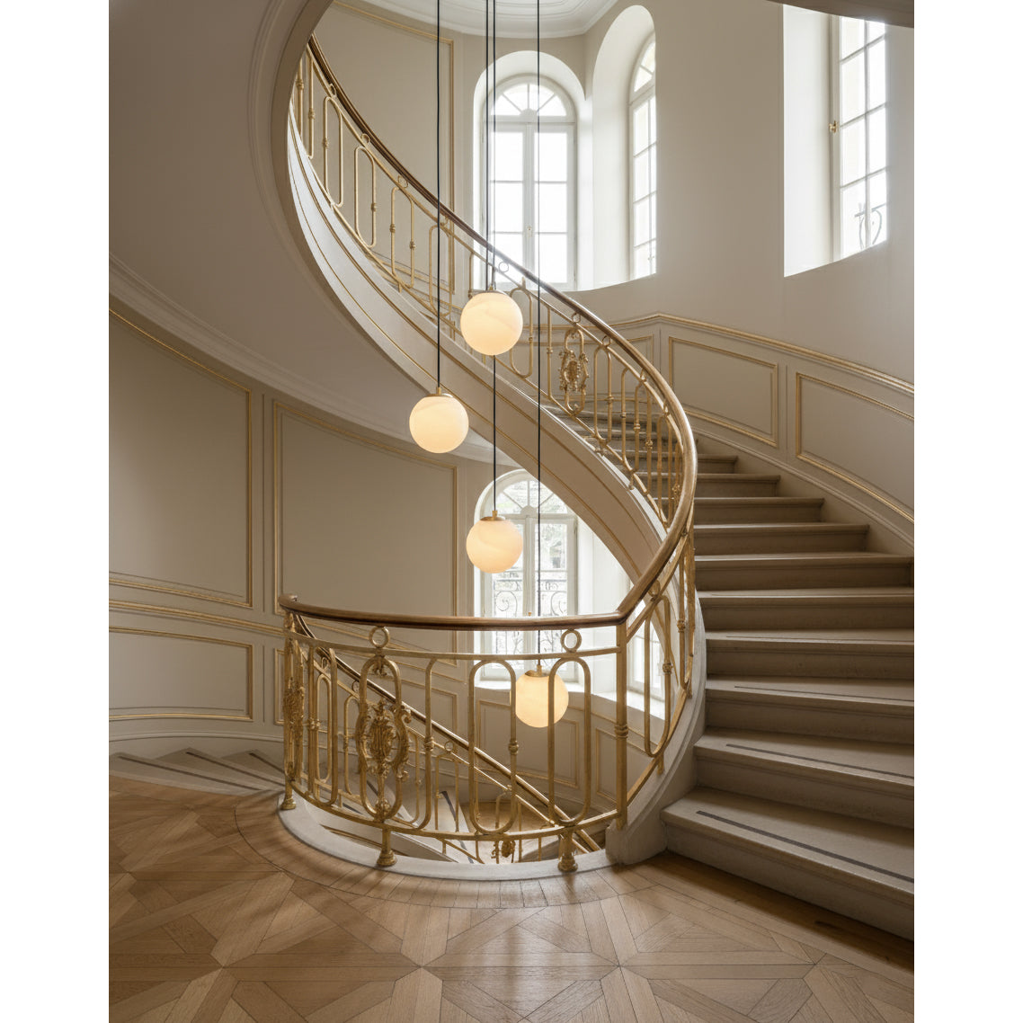 Savina Alabaster Pendant Light