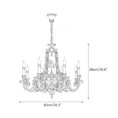 Load image into Gallery viewer, Genualdi Brass Chandelier
