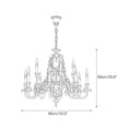 Load image into Gallery viewer, Genualdi Brass Chandelier
