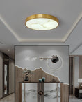 Load image into Gallery viewer, Geometric Alabaster Recessed Ceiling Light
