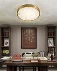 Load image into Gallery viewer, Geometric Alabaster Recessed Ceiling Light
