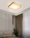 Load image into Gallery viewer, Geometric Alabaster Recessed Ceiling Light
