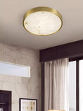 Load image into Gallery viewer, Geometric Alabaster Recessed Ceiling Light
