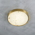 Load image into Gallery viewer, Geometric Alabaster Recessed Ceiling Light
